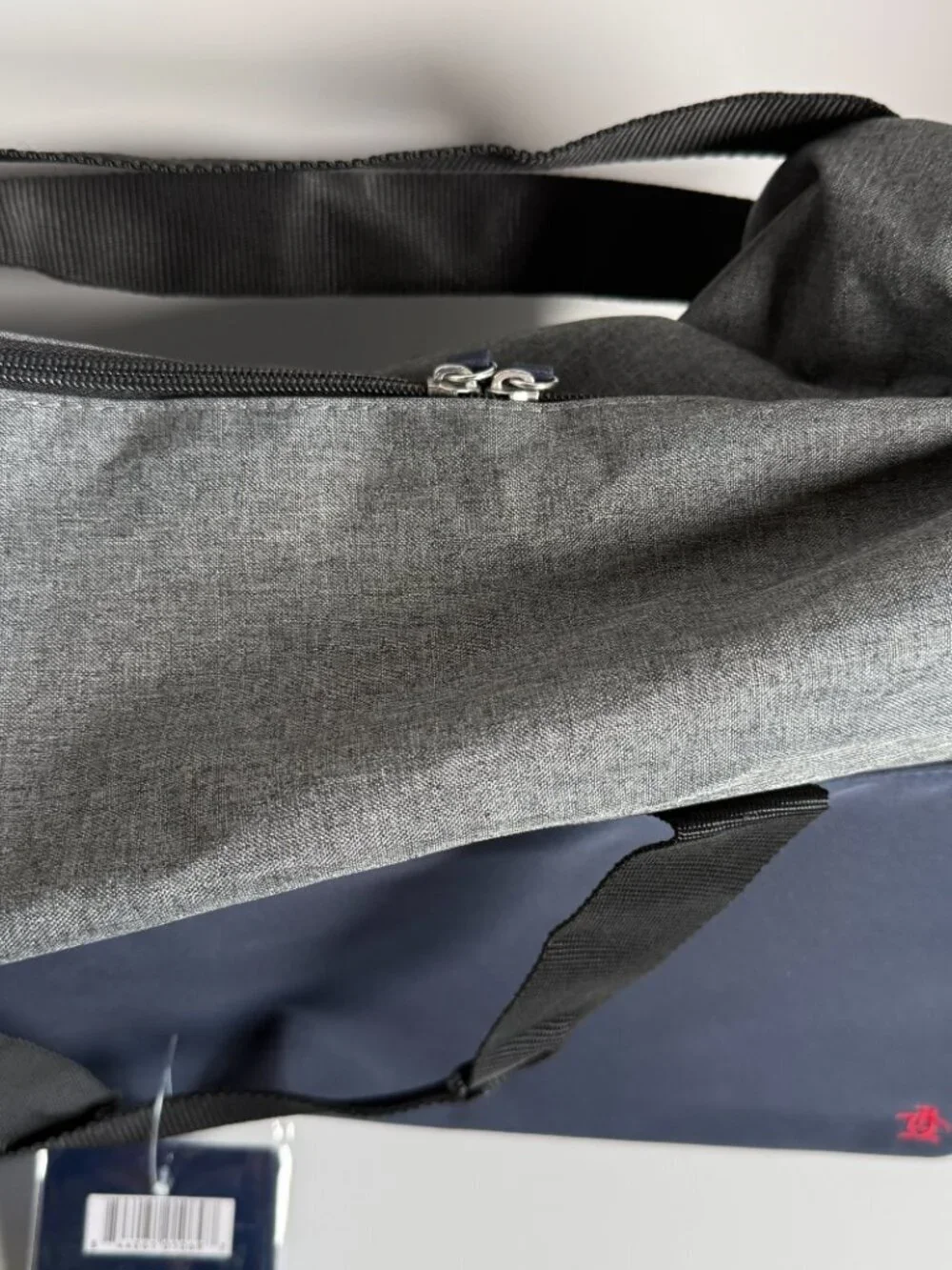 Penguin Weekend Duffle Bag Two Toned -Navy & Gray NWT